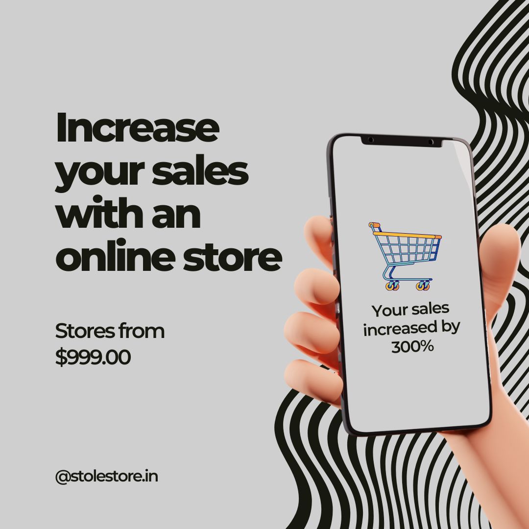 increase your sale with an online store