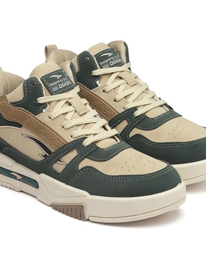 ASIAN Men’s MEXICO-11 Casual Sneaker Shoes with Synthetic Upper Lightweight Comfortable Mid Top Sneaker Shoes for Men’s & Boy’s